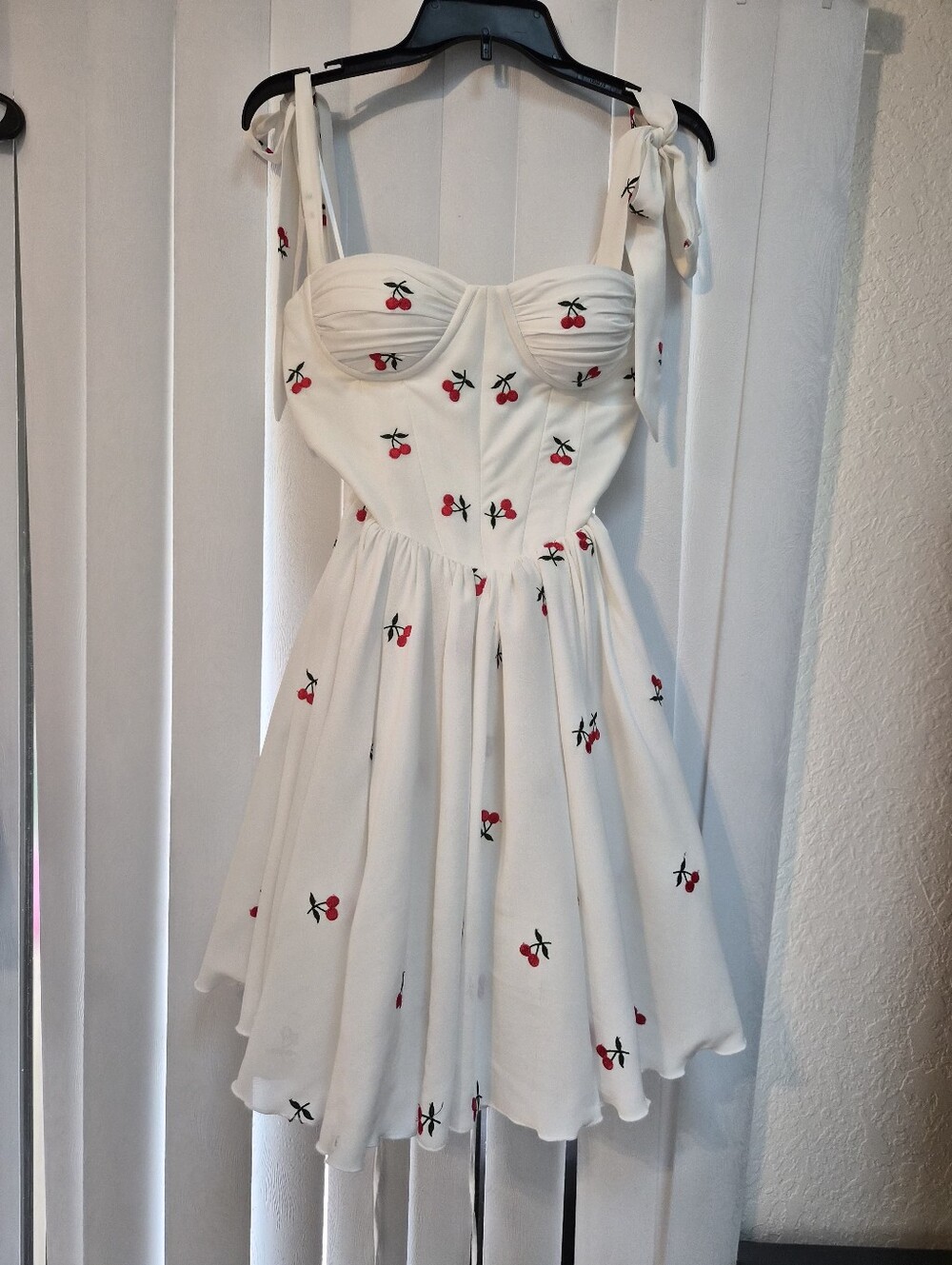 Teuta Matoshi Cherry Short Dress